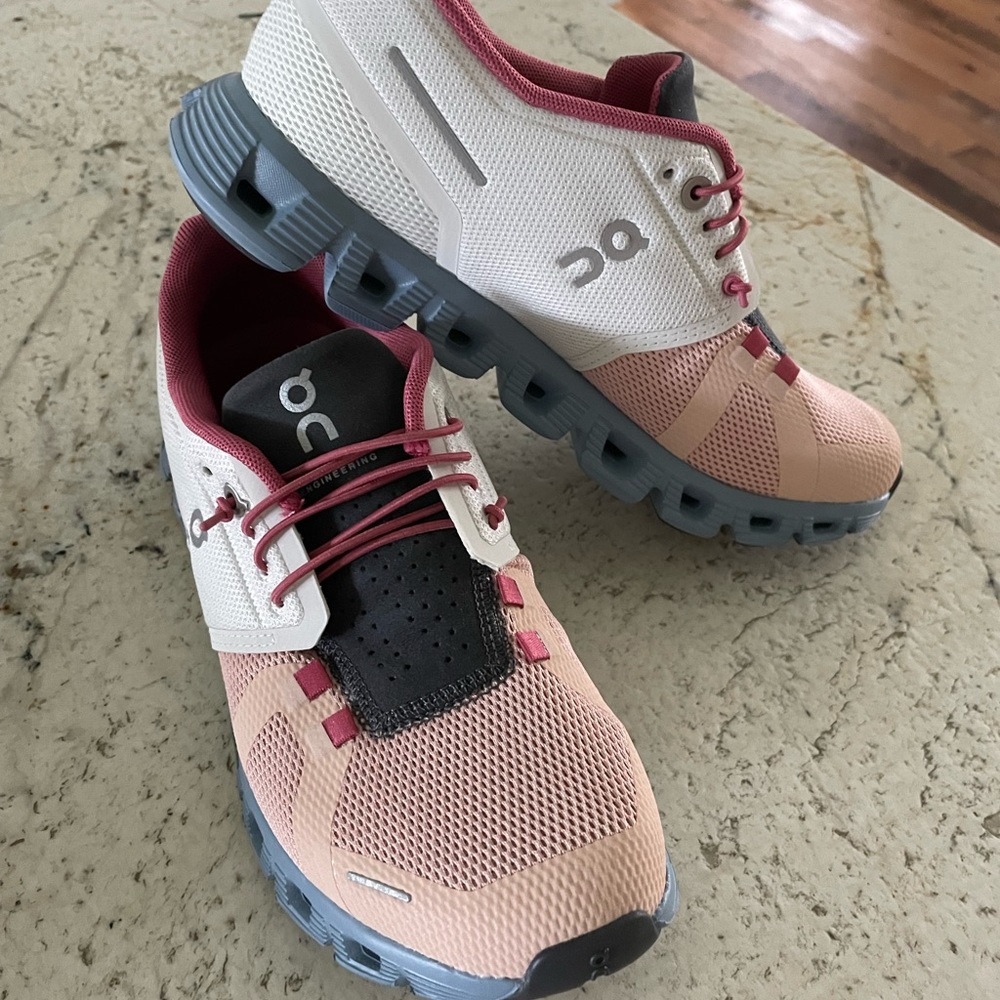 On cloud shoes